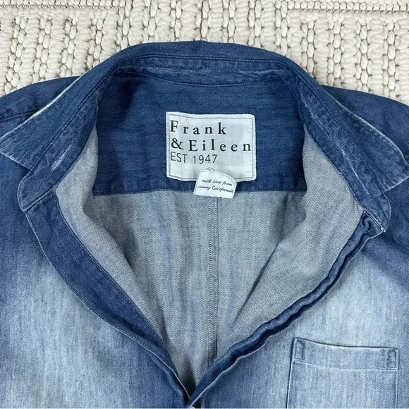 Frank & Eileen Famous Denim Shirt Size L - Picture 13 of 17